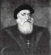 This portrait of Vasco da Gama to clerical error Gregorio Lopez. unknow artist